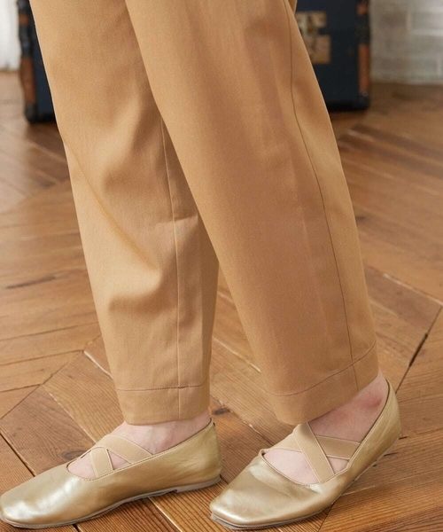 Jocomomola（ホコモモラ）の「Liso ツイルテーパードパンツ（その他パンツ・レディース・グレー/ベージュ・42/40）」の10枚目の写真