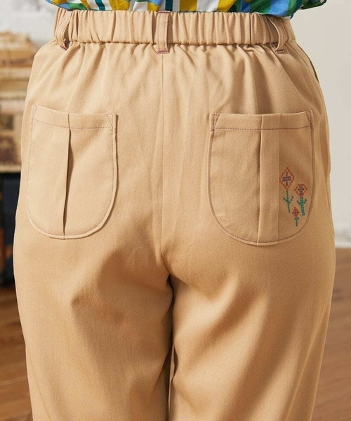 Jocomomola（ホコモモラ）の「Liso ツイルテーパードパンツ（その他パンツ・レディース・グレー/ベージュ・42/40）」の11枚目の写真