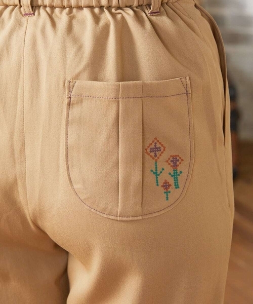 Jocomomola（ホコモモラ）の「Liso ツイルテーパードパンツ（その他パンツ・レディース・グレー/ベージュ・42/40）」の12枚目の写真