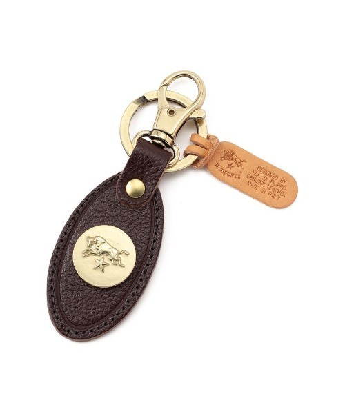 IL BISONTE（イルビゾンテ）の「IL BISONTE / ORIGINAL LEATHER / キーホルダー / 2025 AUTUMN WINTER（キーホルダー・レディース・ブラック/オリーブ/ネイビー/オレンジ/レンガ/ダークブラウン/レッド/ホワイト/グリーン/グレー/ナチュラル/ライトブラウン・FREE）」の4枚目の写真