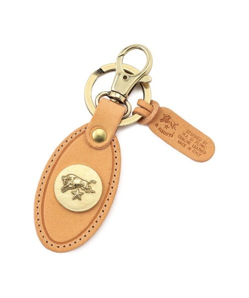 IL BISONTE（イルビゾンテ）の「IL BISONTE / ORIGINAL LEATHER / キーホルダー / 2025 AUTUMN WINTER（キーホルダー・レディース・ブラック/オリーブ/ネイビー/オレンジ/レンガ/ダークブラウン/レッド/ホワイト/グリーン/グレー/ナチュラル/ライトブラウン・FREE）」の6枚目の写真