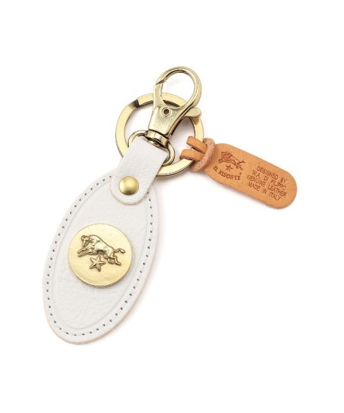 IL BISONTE（イルビゾンテ）の「IL BISONTE / ORIGINAL LEATHER / キーホルダー / 2025 AUTUMN WINTER（キーホルダー・レディース・ブラック/オリーブ/ネイビー/オレンジ/レンガ/ダークブラウン/レッド/ホワイト/グリーン/グレー/ナチュラル/ライトブラウン・FREE）」の2枚目の写真