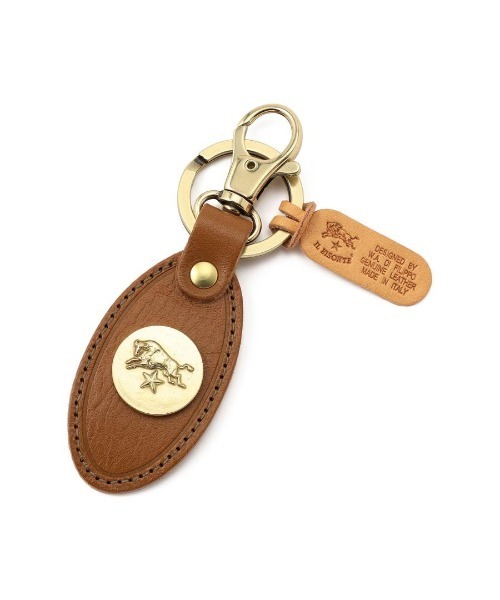 IL BISONTE（イルビゾンテ）の「IL BISONTE / ORIGINAL LEATHER / キーホルダー / 2025 AUTUMN WINTER（キーホルダー・レディース・ブラック/オリーブ/ネイビー/オレンジ/レンガ/ダークブラウン/レッド/ホワイト/グリーン/グレー/ナチュラル/ライトブラウン・FREE）」の7枚目の写真