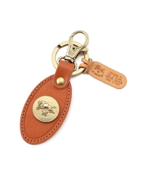 IL BISONTE（イルビゾンテ）の「IL BISONTE / ORIGINAL LEATHER / キーホルダー / 2025 AUTUMN WINTER（キーホルダー・レディース・ブラック/オリーブ/ネイビー/オレンジ/レンガ/ダークブラウン/レッド/ホワイト/グリーン/グレー/ナチュラル/ライトブラウン・FREE）」の5枚目の写真