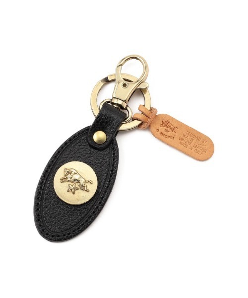 IL BISONTE（イルビゾンテ）の「IL BISONTE / ORIGINAL LEATHER / キーホルダー / 2025 AUTUMN WINTER（キーホルダー・レディース・ブラック/オリーブ/ネイビー/オレンジ/レンガ/ダークブラウン/レッド/ホワイト/グリーン/グレー/ナチュラル/ライトブラウン・FREE）」の3枚目の写真