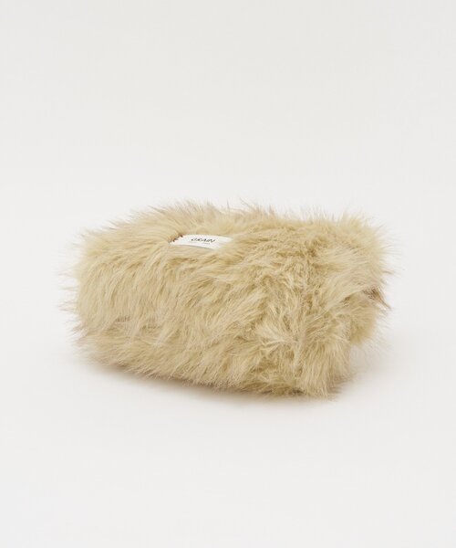 GRAIN（グレイン）の「【GRAIN/グレイン】2WAYミニフェイクファーハンドバッグ（ショルダーバッグ・レディース・ブラウン/ベージュ/グレー・FREE）」の17枚目の写真