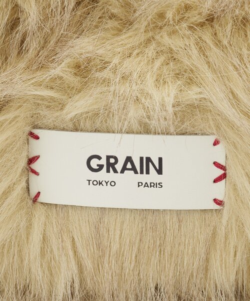 GRAIN（グレイン）の「【GRAIN/グレイン】2WAYミニフェイクファーハンドバッグ（ショルダーバッグ・レディース・ブラウン/ベージュ/グレー・FREE）」の21枚目の写真