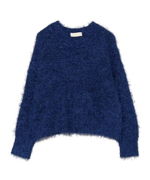 B:MING by BEAMS(ビーミングバイビームス)の「カラー シャギー ニット(ニット/セーター・レディース・オレンジ/ブルー系その他3/ホワイト系その他5/パープル系その他4・ONE SIZE)」の21枚目の写真