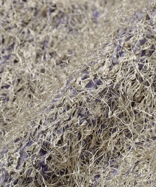 B:MING by BEAMS(ビーミングバイビームス)の「カラー シャギー ニット (手洗い可)(ニット/セーター・レディース・ホワイト系その他5/オレンジ/ブルー系その他3/パープル系その他4・ONE SIZE)」の9枚目の写真