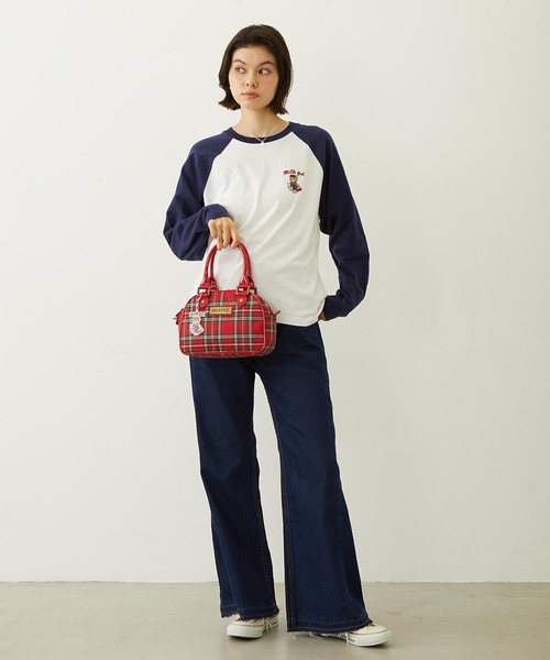 MILKFED.(ミルクフェド)の「M.FEDDY B/B TEE(Tシャツ/カットソー・レディース・ブラック/ネイビー/ライトパープル・M/L)」の18枚目の写真