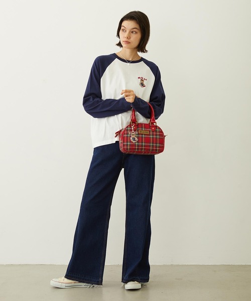 MILKFED.(ミルクフェド)の「M.FEDDY B/B TEE(Tシャツ/カットソー・レディース・ブラック/ネイビー/ライトパープル・M/L)」の19枚目の写真