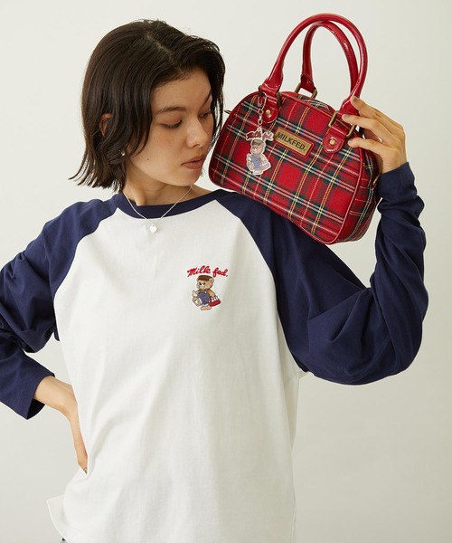 MILKFED.(ミルクフェド)の「M.FEDDY B/B TEE(Tシャツ/カットソー・レディース・ブラック/ネイビー/ライトパープル・M/L)」の20枚目の写真