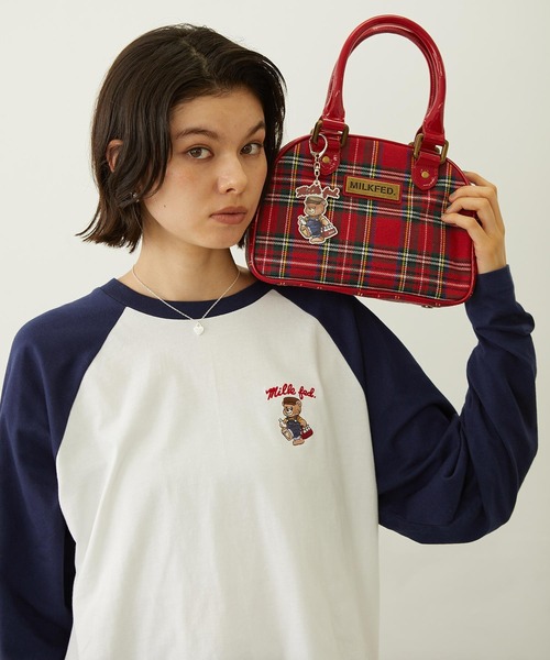 MILKFED.(ミルクフェド)の「M.FEDDY B/B TEE(Tシャツ/カットソー・レディース・ブラック/ネイビー/ライトパープル・M/L)」の21枚目の写真