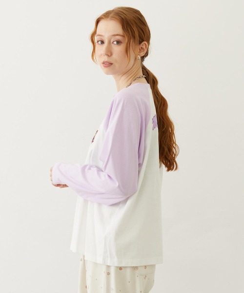 MILKFED.(ミルクフェド)の「M.FEDDY B/B TEE(Tシャツ/カットソー・レディース・ブラック/ネイビー/ライトパープル・M/L)」の22枚目の写真