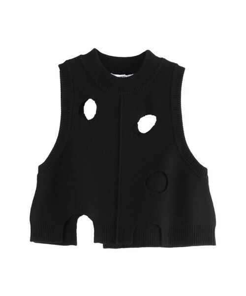 セール】CHEESE HOLE VEST / チーズホールベスト(ニット/セーター セール】CHEESE HOLE VEST / チーズホールベスト(ニット/セーター