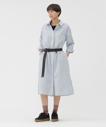 MHL｜ワンピース MHL.（エムエイチエル）の「DENIM CANVAS（ワンピース）」 - WEAR