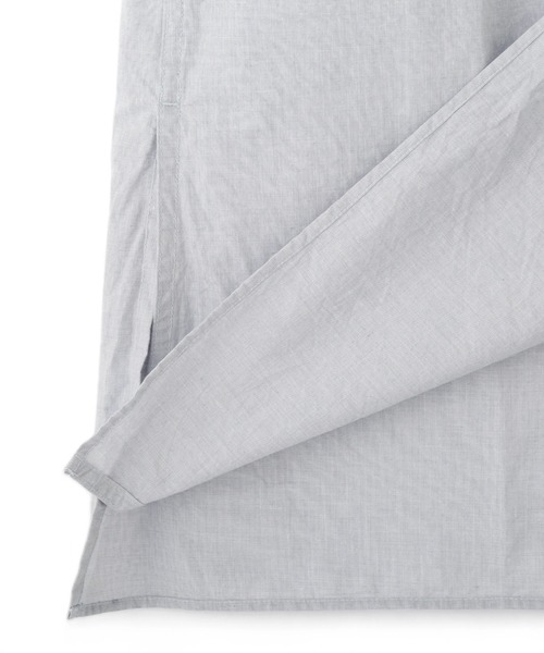 MHL.（エムエイチエル）の「END ON END COTTON WEAVE（ワンピース・レディース・ブルー/ダークグリーン・1/2）」の6枚目の写真