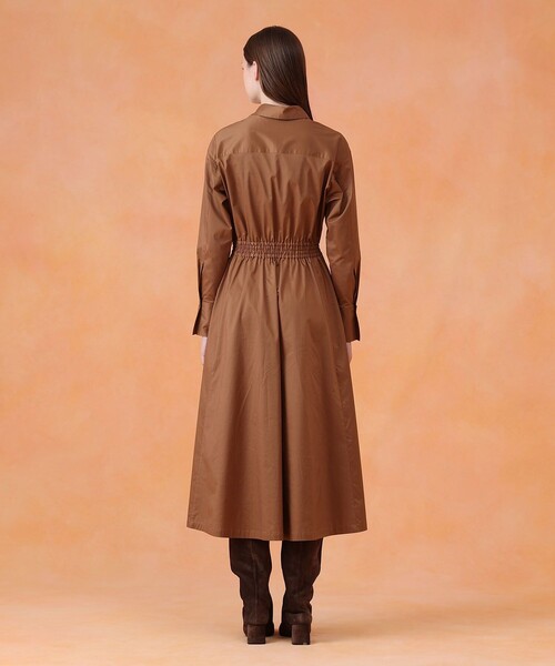 ブライトグログランシャツ ワンピース（シャツワンピース）｜ANAYI