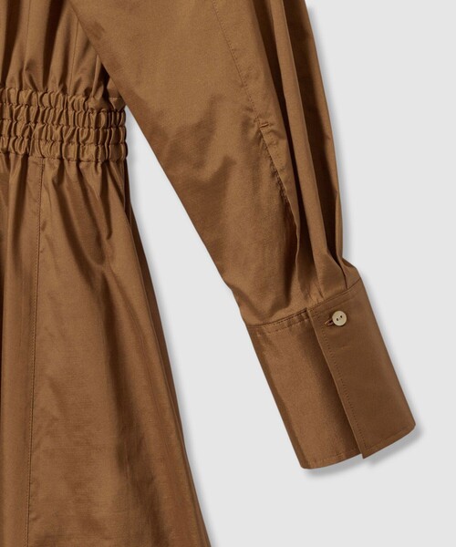 ブライトグログランシャツ ワンピース（シャツワンピース）｜ANAYI