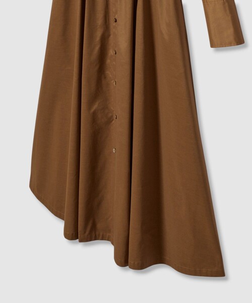 ブライトグログランシャツ ワンピース（シャツワンピース）｜ANAYI