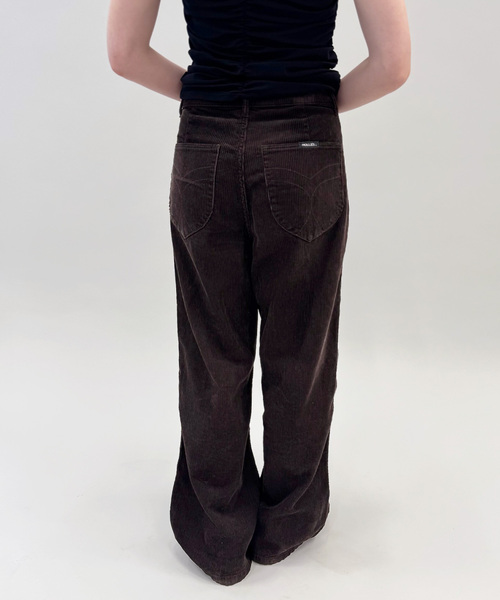 ROLLAS for LULU】corduroy wide pants
