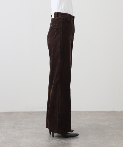 ROLLAS for LULU】corduroy wide pants