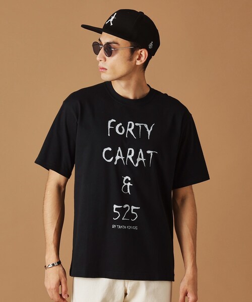 40ｃｔ＆525（フォーティーカラッツアンドゴーニーゴ）の「【Sサイズ～】40ct＆525ワールドツアー半袖Tシャツ（Tシャツ/カットソー・メンズ・ホワイト/ブラック・01/02/03/04）」の21枚目の写真