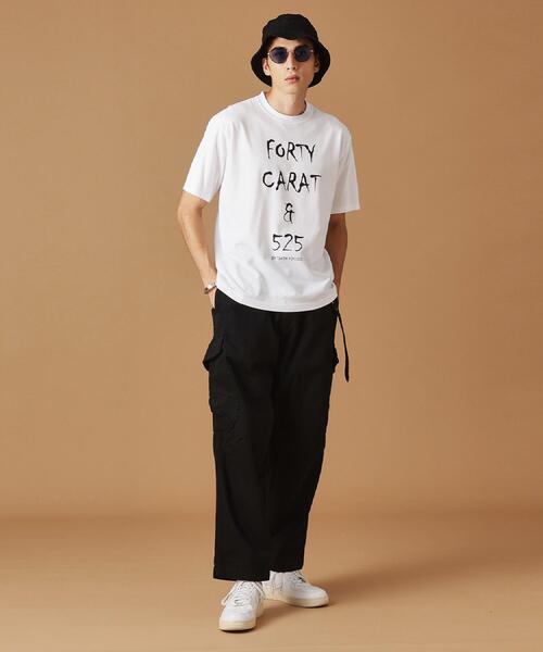40ｃｔ＆525（フォーティーカラッツアンドゴーニーゴ）の「【Sサイズ～】40ct＆525ワールドツアー半袖Tシャツ（Tシャツ/カットソー・メンズ・ホワイト/ブラック・01/02/03/04）」の10枚目の写真