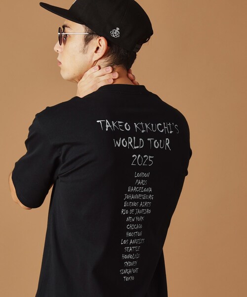 40ｃｔ＆525（フォーティーカラッツアンドゴーニーゴ）の「【Sサイズ～】40ct＆525ワールドツアー半袖Tシャツ（Tシャツ/カットソー・メンズ・ホワイト/ブラック・01/02/03/04）」の8枚目の写真