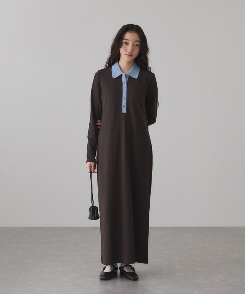 WEB限定】ポロシャツワンピース（ワンピース）｜ADAM ET ROPE