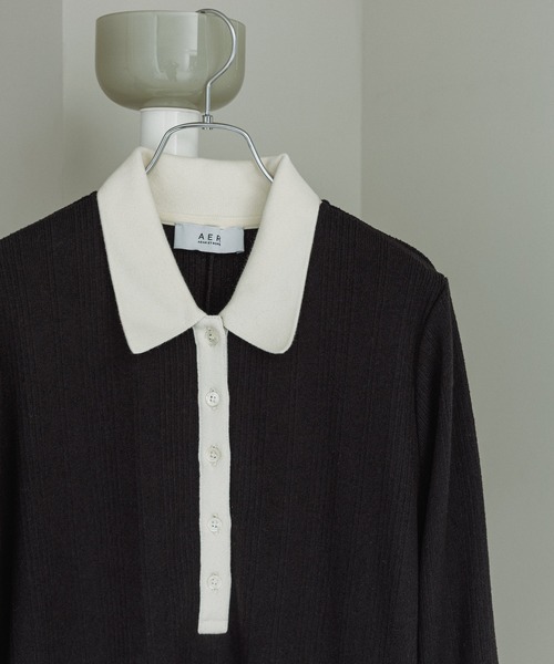 【WEB限定】・【定番人気】ポロシャツワンピース WEB限定】ポロシャツワンピース（ワンピース）｜ADAM ET ROPE