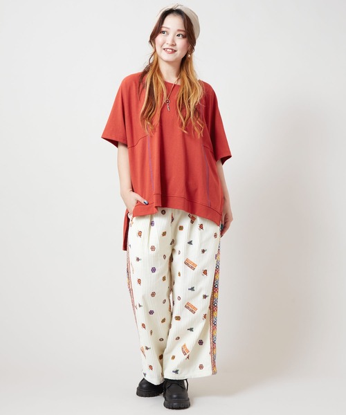 チャイハネ（チャイハネ）の「【チャイハネ】ドルマンスリーブトップス＆タンクトップ2点セット（アンサンブル・レディース・ベージュ/オレンジ/ホワイト/ブラック・FREE）」の15枚目の写真