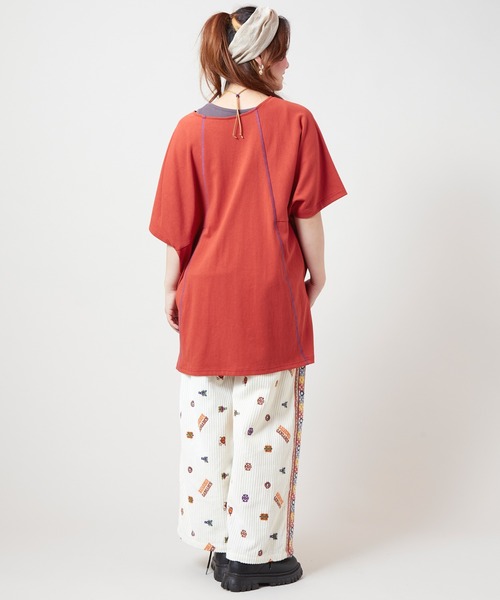 チャイハネ（チャイハネ）の「【チャイハネ】ドルマンスリーブトップス＆タンクトップ2点セット（アンサンブル・レディース・ベージュ/オレンジ/ホワイト/ブラック・FREE）」の17枚目の写真