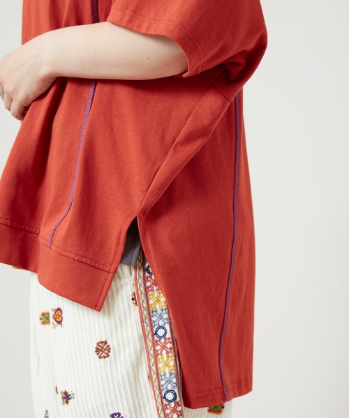 チャイハネ（チャイハネ）の「【チャイハネ】ドルマンスリーブトップス＆タンクトップ2点セット（アンサンブル・レディース・ベージュ/オレンジ/ホワイト/ブラック・FREE）」の20枚目の写真