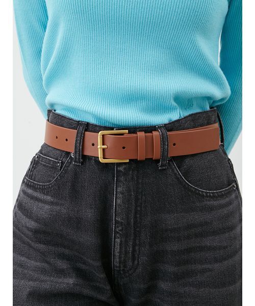 Mila Owen（ミラオーウェン）の「バックルダブルサルカンベルト（ベルト・レディース・キャメル/ゴールド/ベージュ/シルバー・F）」の12枚目の写真