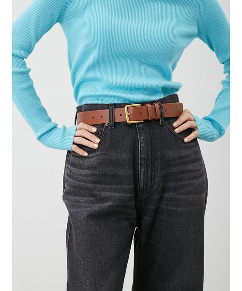 Mila Owen（ミラオーウェン）の「バックルダブルサルカンベルト（ベルト・レディース・キャメル/ゴールド/ベージュ/シルバー・F）」の14枚目の写真