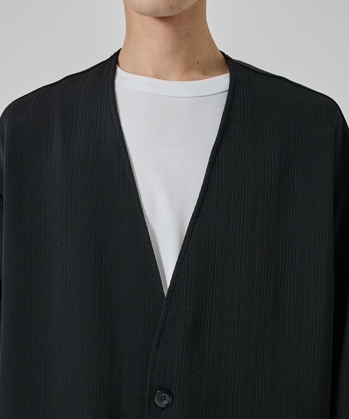 CULLNI】別注 Minimal Pocket PLEATS Cardigan（カーディガン/ボレロ