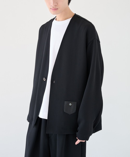 セール】【CULLNI】別注 Minimal Pocket PLEATS Cardigan