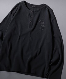 SITRY(�V�g���[)��Cross Motif Damage Processing Thermal/���B���e�[�W���C�N �N���X���`�[�t �V���[�g�� �T�[�}�� ���b�t�� �w�����[�l�b�N ����T ����T�V���c(T�V���c/�J�b�g�\�[)