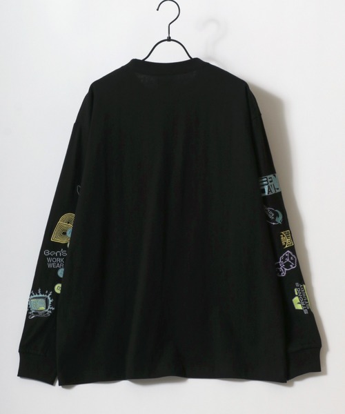 BEN DAVIS(ベンデイビス)の「BEN DAVIS/ベンデイビス MULT-CULTURAL EMB LS TEE/オーバーサイズ ストリート 袖プリント ロゴ ワンポイント刺繍 ロングスリーブTシャツ/ロンT/レディース メンズ/2025AW 秋冬(Tシャツ/カットソー・メンズ・ホワイト/ブラック/オフホワイト・M/L/XL)」の17枚目の写真