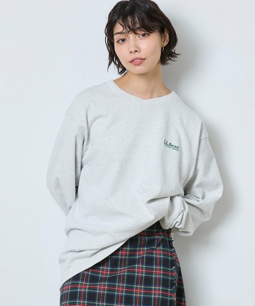 L.L.Bean(エルエルビーン)の「【JAPAN EDITION】ユニオン・ロングスリーブ・ティ(Tシャツ/カットソー・メンズ・チャコール/ブルー系/ホワイト/グレー系・SMALL/MEDIUM/LARGE)」の3枚目の写真