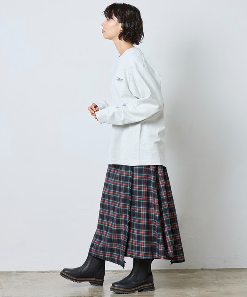 L.L.Bean(エルエルビーン)の「【JAPAN EDITION】ユニオン・ロングスリーブ・ティ(Tシャツ/カットソー・メンズ・チャコール/ブルー系/ホワイト/グレー系・SMALL/MEDIUM/LARGE)」の21枚目の写真