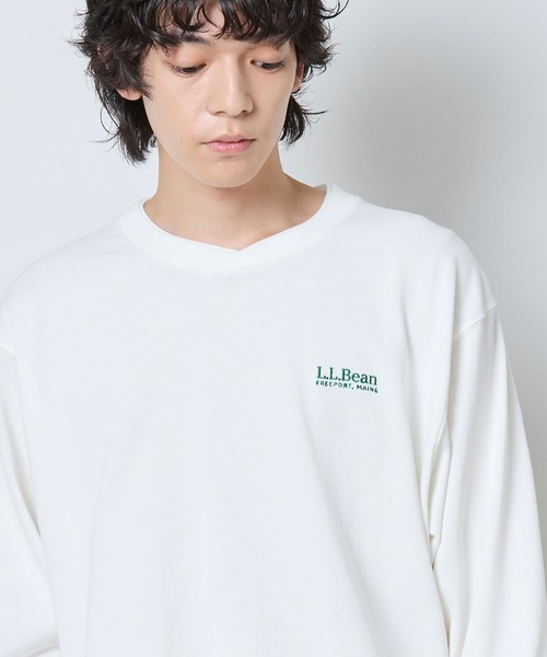 L.L.Bean(エルエルビーン)の「【JAPAN EDITION】ユニオン・ロングスリーブ・ティ(Tシャツ/カットソー・メンズ・チャコール/ブルー系/ホワイト/グレー系・SMALL/MEDIUM/LARGE)」の11枚目の写真