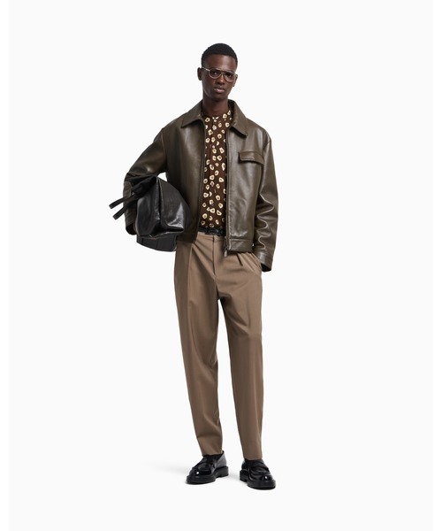 セール】【エンポリオ アルマーニ】グルカラーシャツ フルイド