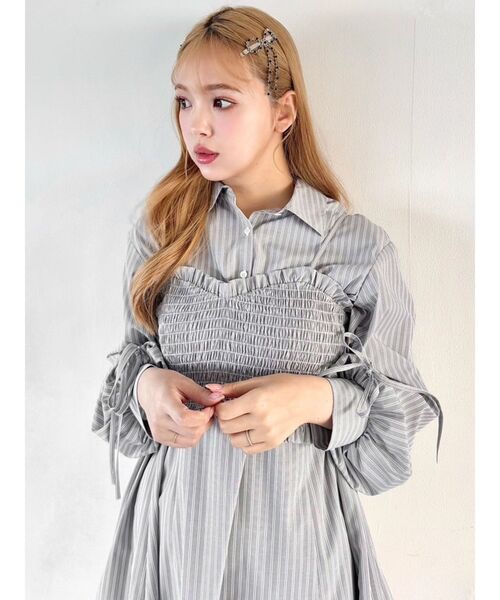 CALNAMUR（カルナムール）の「パールビジューリボンピン（ヘアピン・レディース・シルバー/ブラック・FREE）」の9枚目の写真