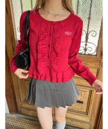 PHILLY | 《秋冬新作★》フリルニットカーディガン(ニット/セーター)