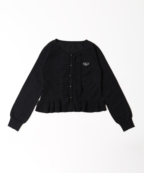 PHILLY（フィリー）の「《秋冬新作★》フリルニットカーディガン（ニット/セーター・レディース・グレー/ブラック/レッド・FREE）」の14枚目の写真