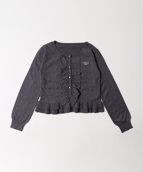 PHILLY（フィリー）の「《秋冬新作★》フリルニットカーディガン（ニット/セーター・レディース・グレー/ブラック/レッド・FREE）」の15枚目の写真