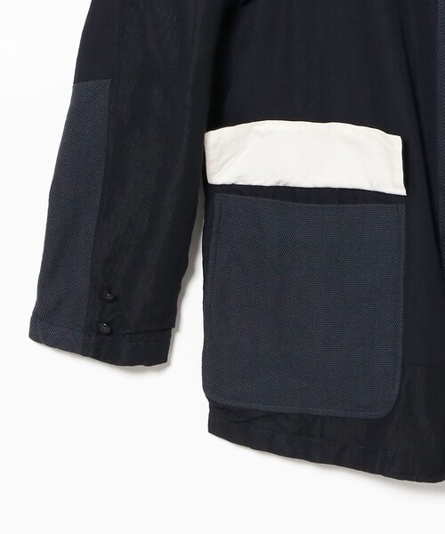 sage de cret / マルチファブリック パッチワーク テーラード