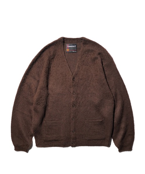 TOWNCRAFT / タウンクラフト SOLID SHAGGY CARDIGAN 無地 ソリッド